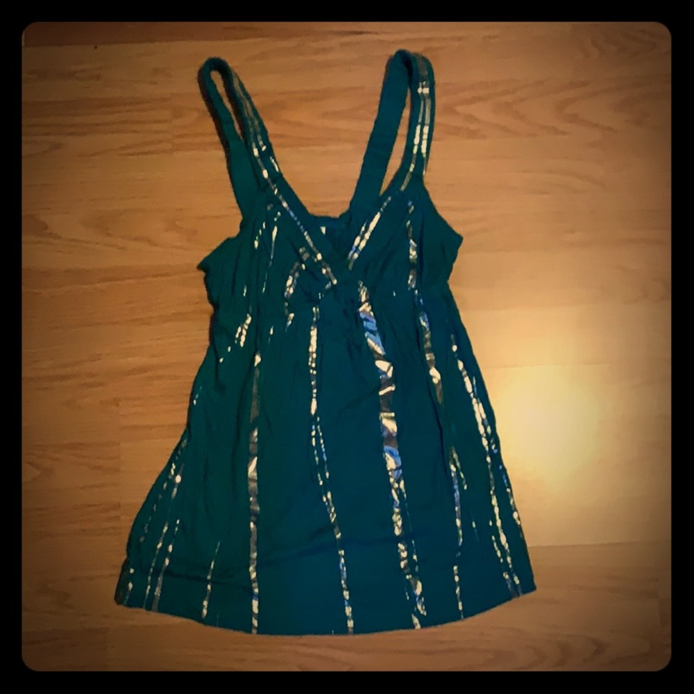 Sexy Shiny Teal / Turquoise Cami